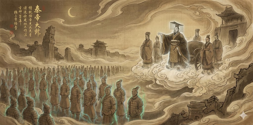 Artistic representation of Emperor Qin