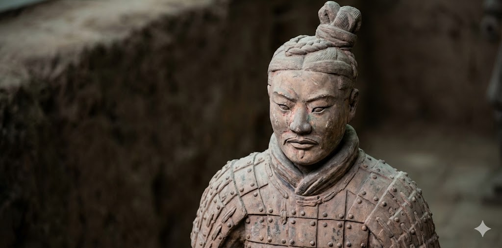 Close-up of a Terracotta Warrior